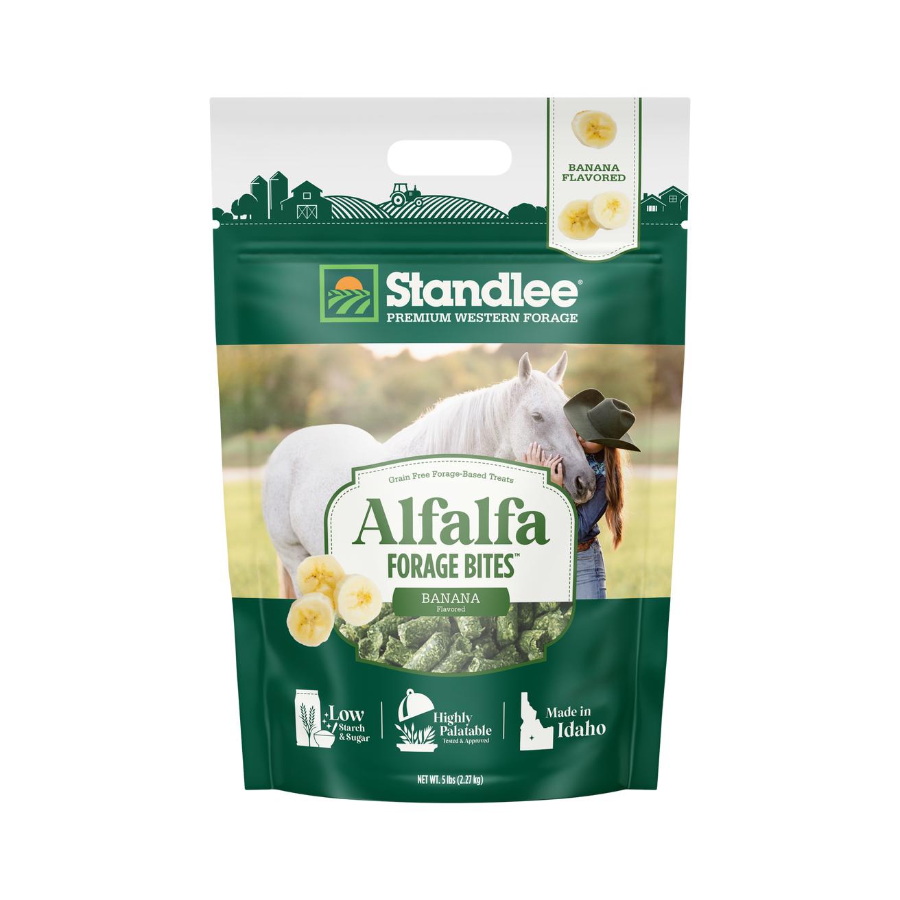 Standlee Alfalfa Forage Bites Banana Flavored Horse Treats