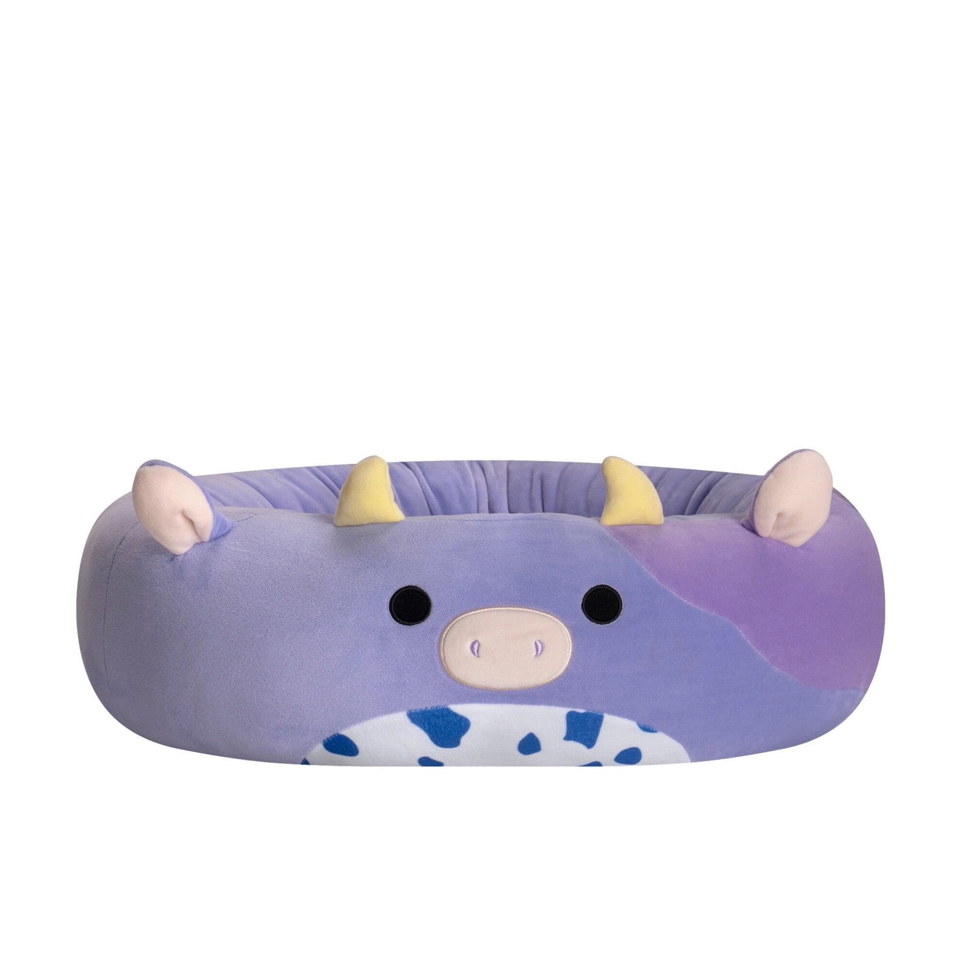Squishmallows Bubba the Cow Pet Bed, 30-in