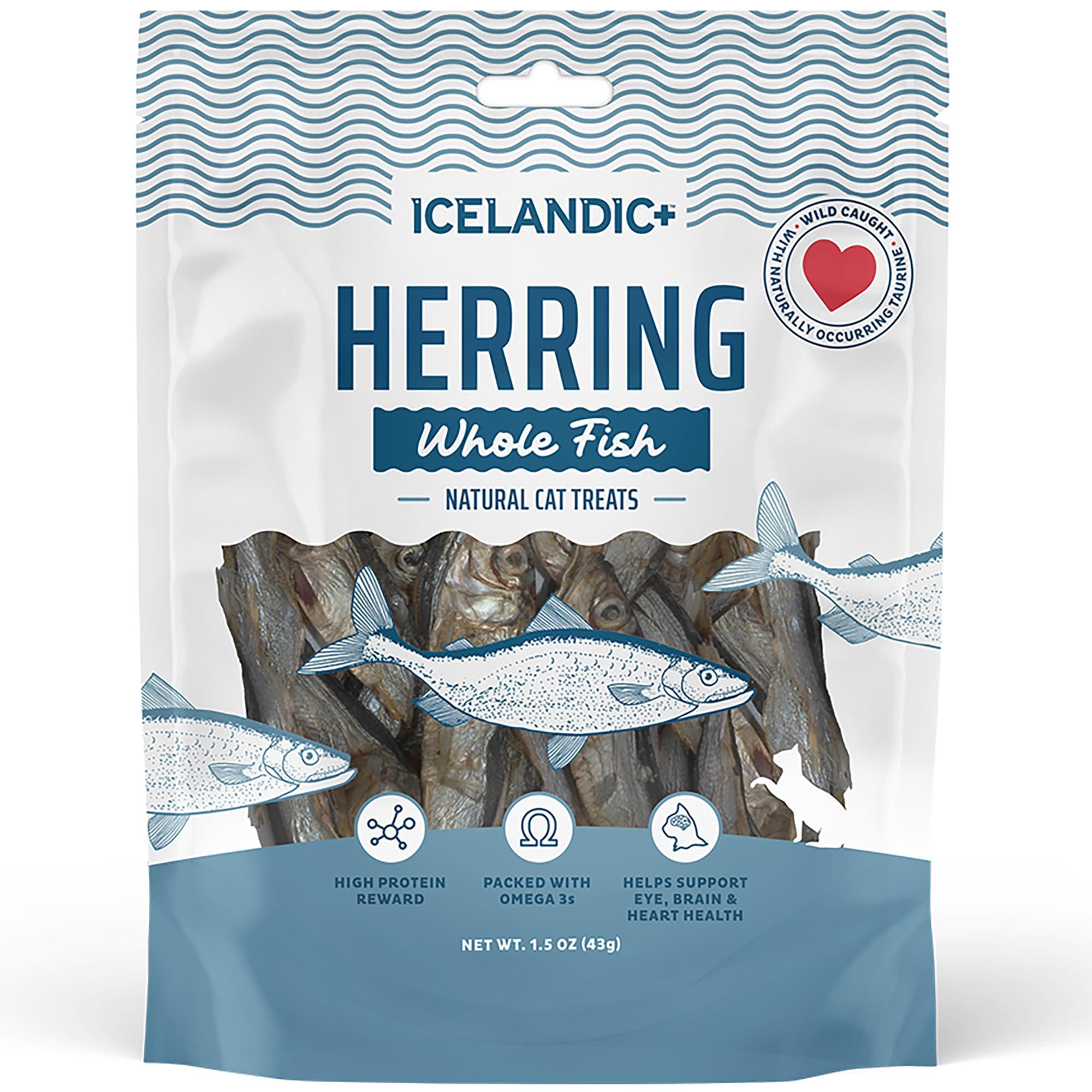 Icelandic+ Whole Fish Herring Cat Treats