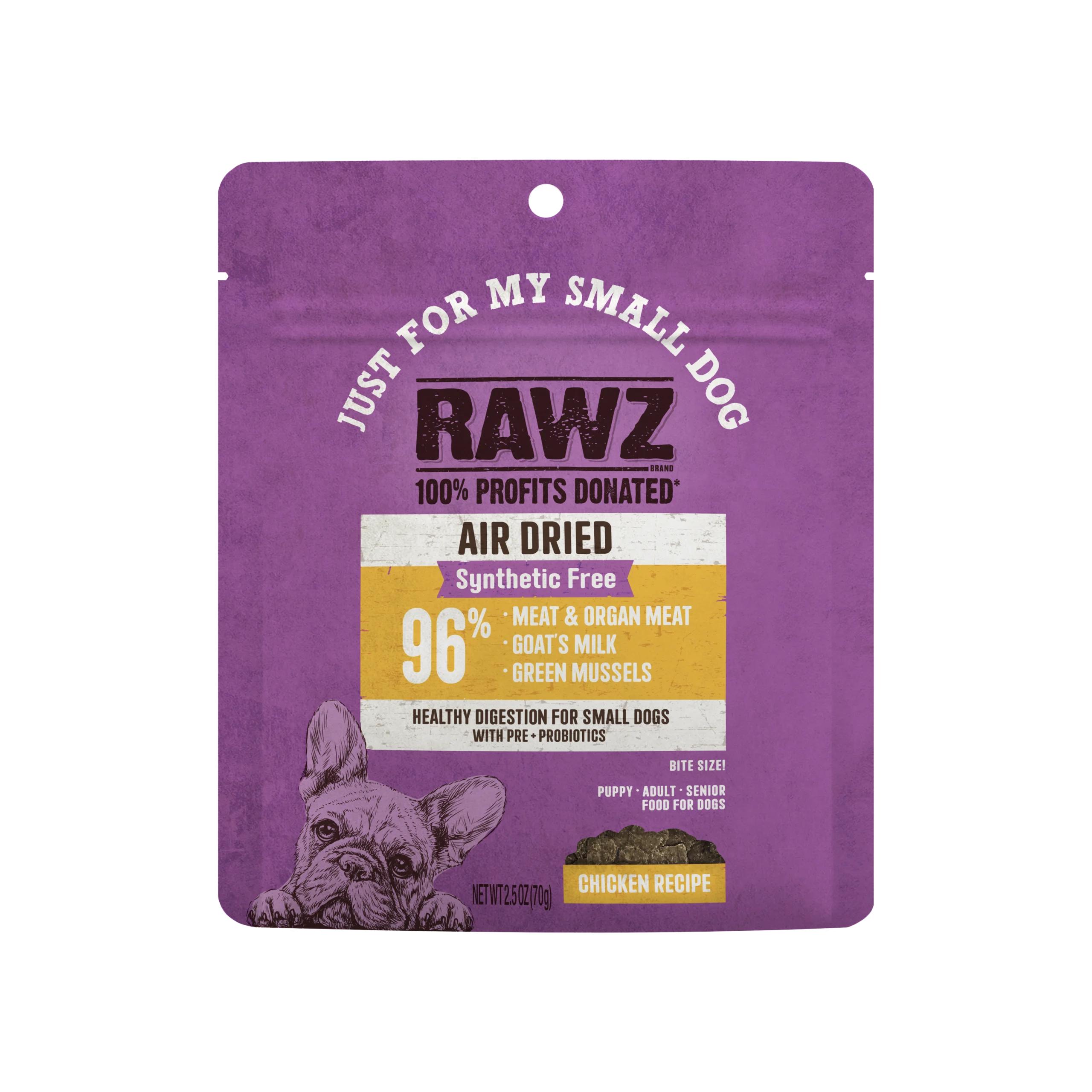 RAWZ Just for My Small Dog Chicken Air-Dried Dog Food, 2.5-oz