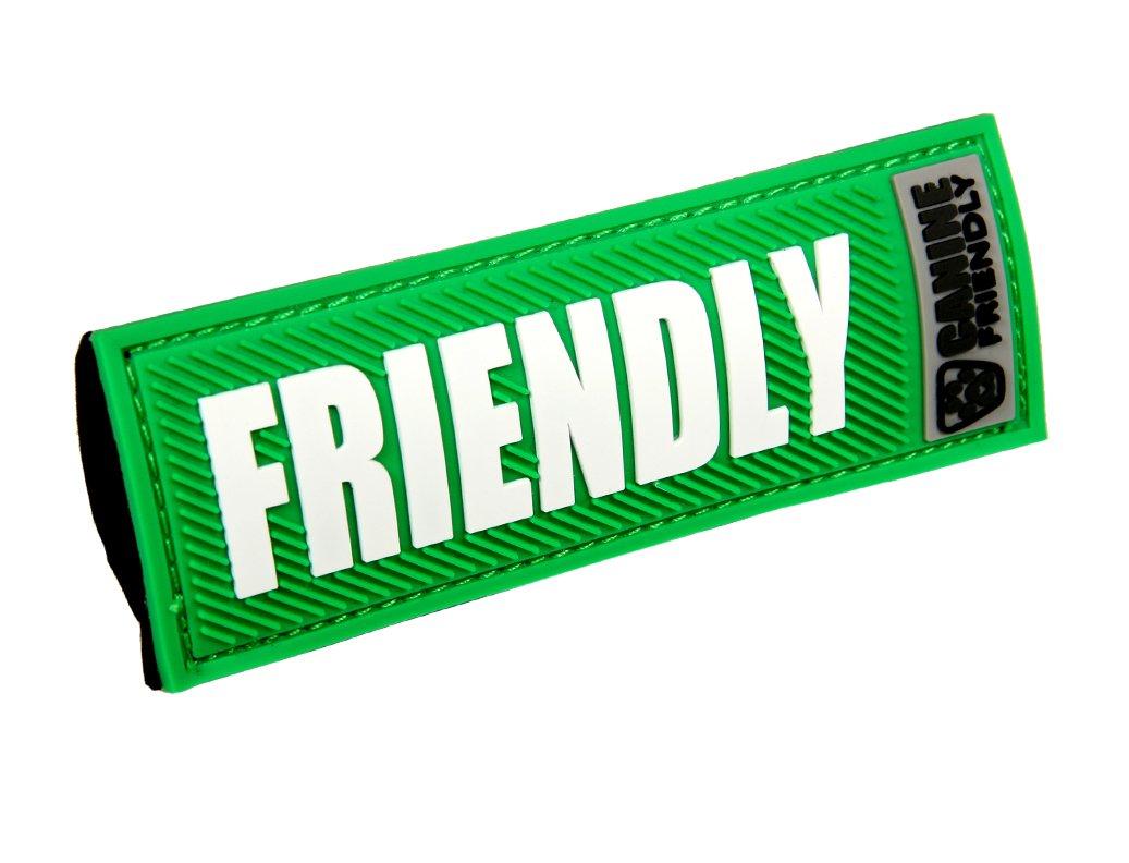 RC Pets Bark Notes Dog Collar Patch, Friendly, 1-in