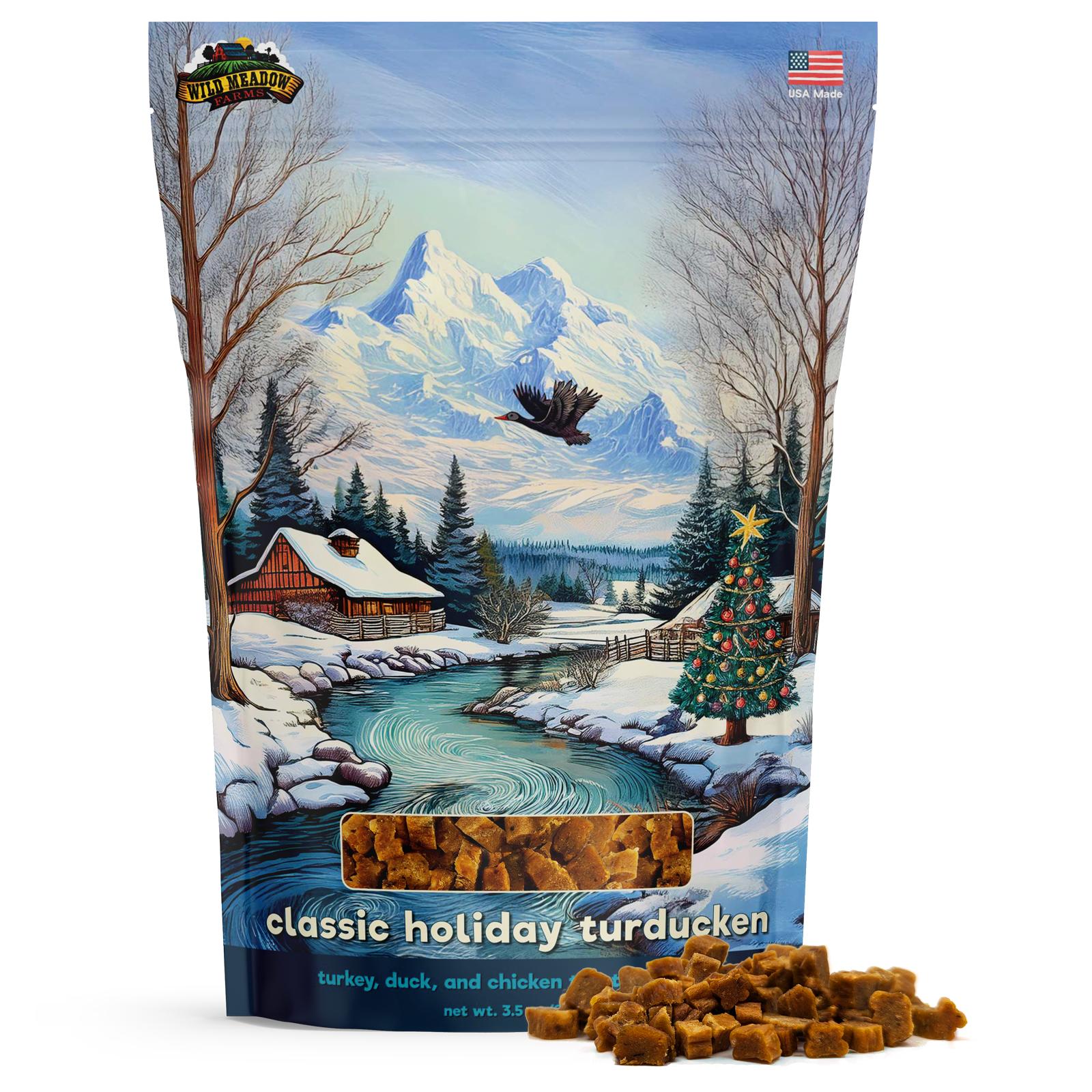 Wild Meadow Farms Classic Holiday Turducken Meat Dog Treats