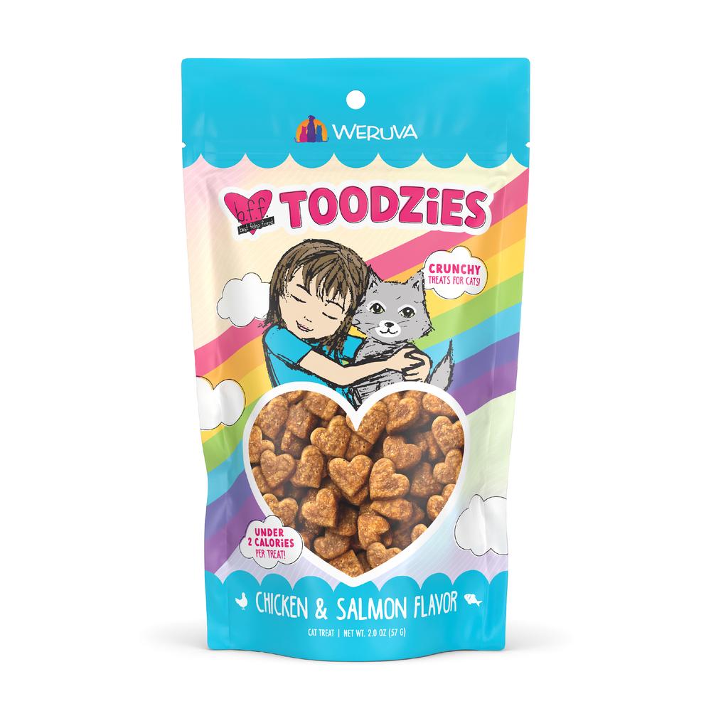 BFF Toodzies Chicken & Salmon Crunchy Cat Treats