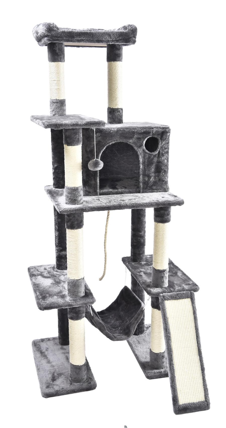 Max & Marlow Multi-Level Cat Tree, 61-in