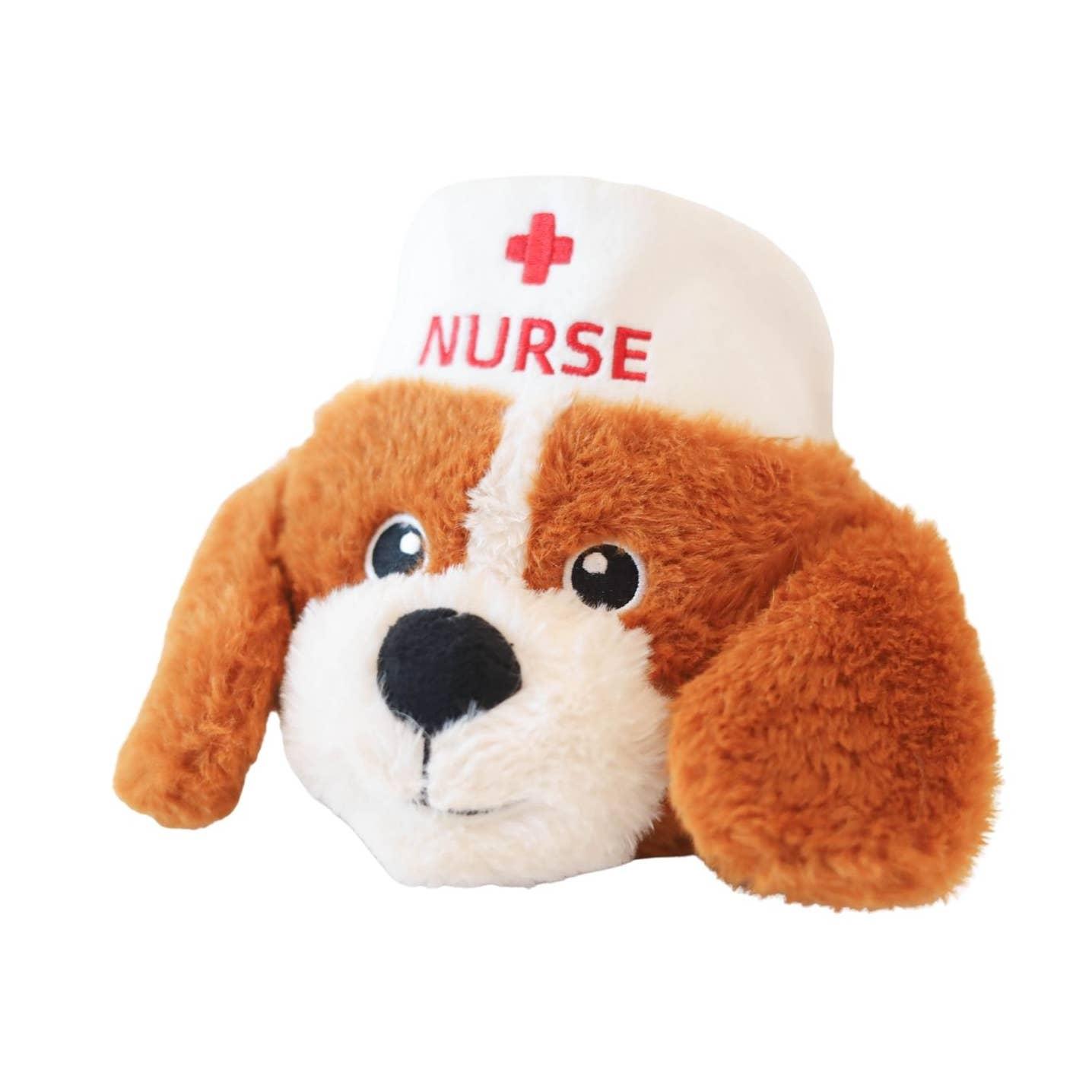 Steel Dog Ruffian Hero Nurse Dog Toy, 6 x 7 x 6-in