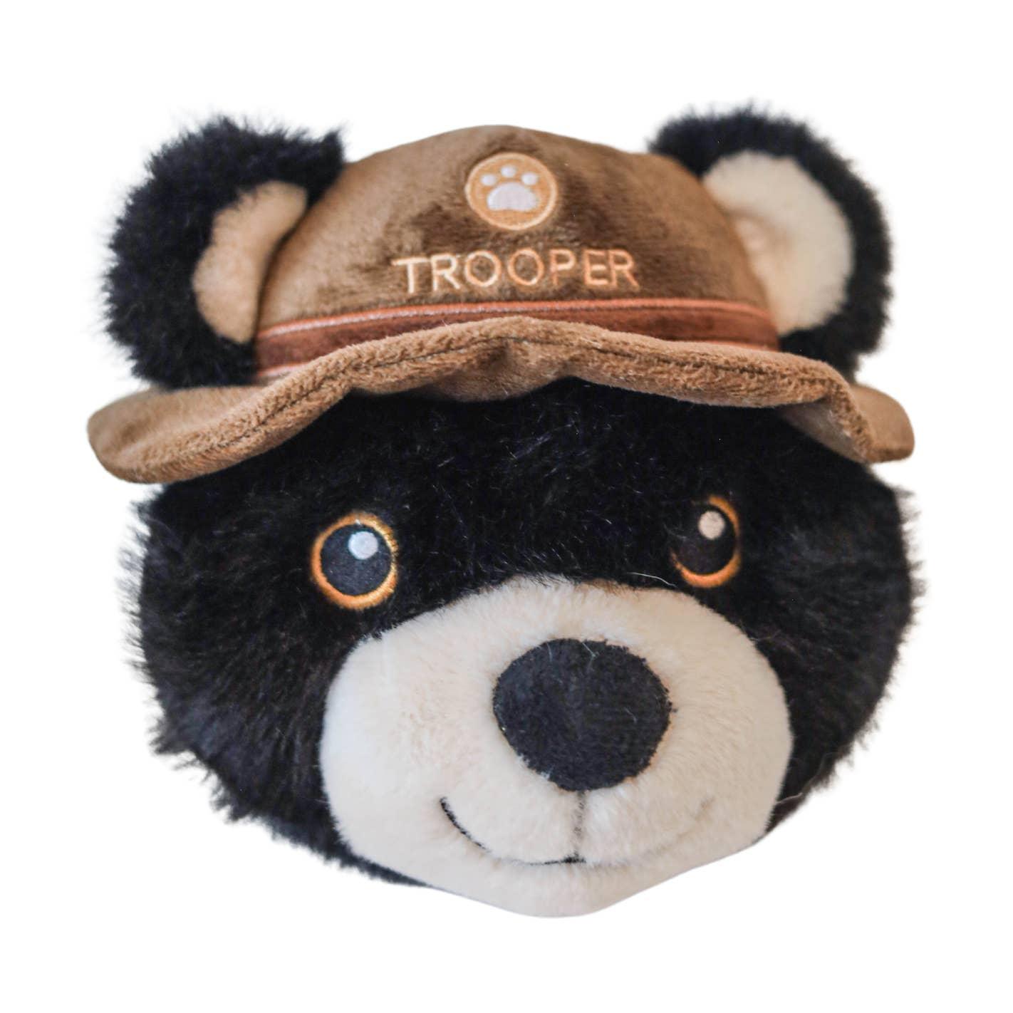 Steel Dog Ruffian Hero Trooper Dog Toy, 6 x 7 x 6-in