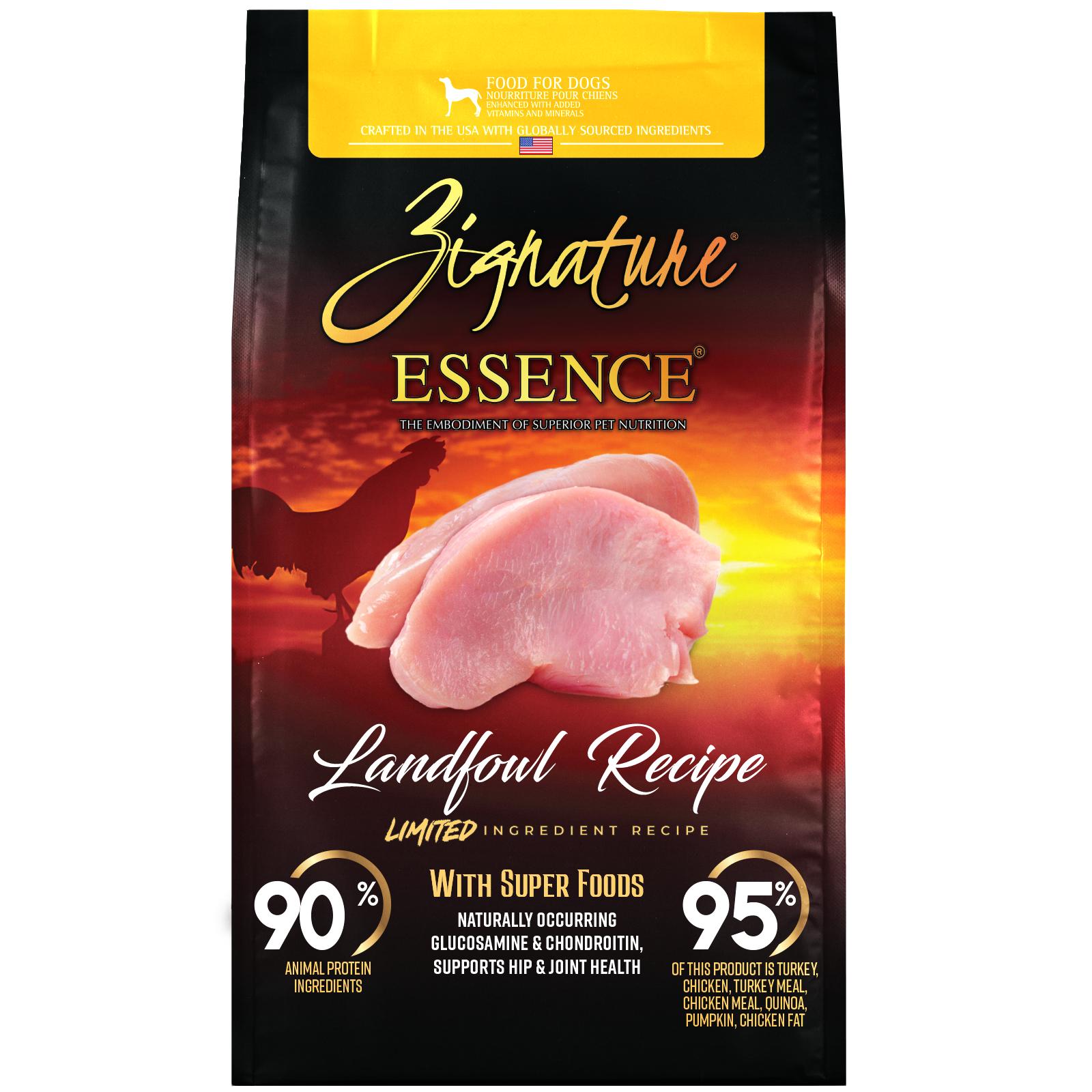 Zignature Essence Landfowl Recipe Dry Dog Food