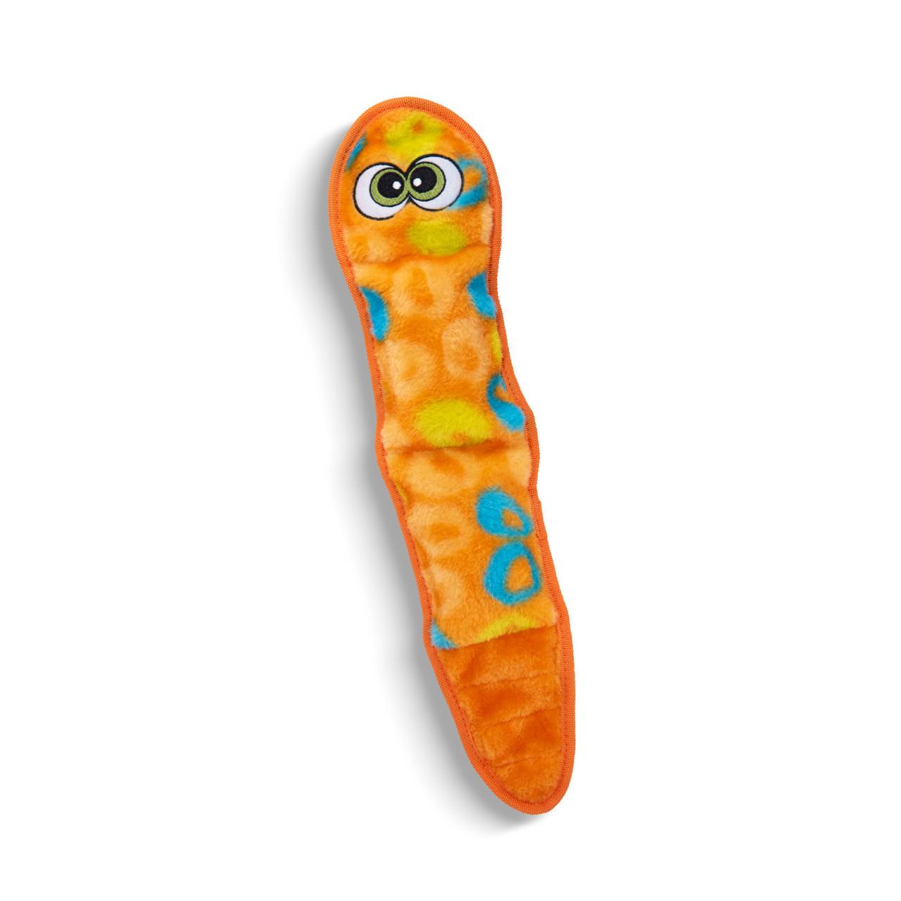 Outward Hound Sssupreme Snake Dog Toy, Orange