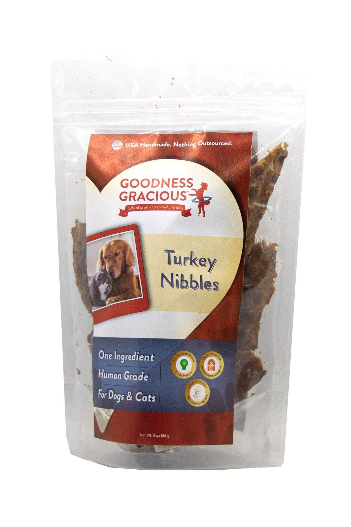 Goodness Gracious Turkey Nibbles Dog & Cat Treats