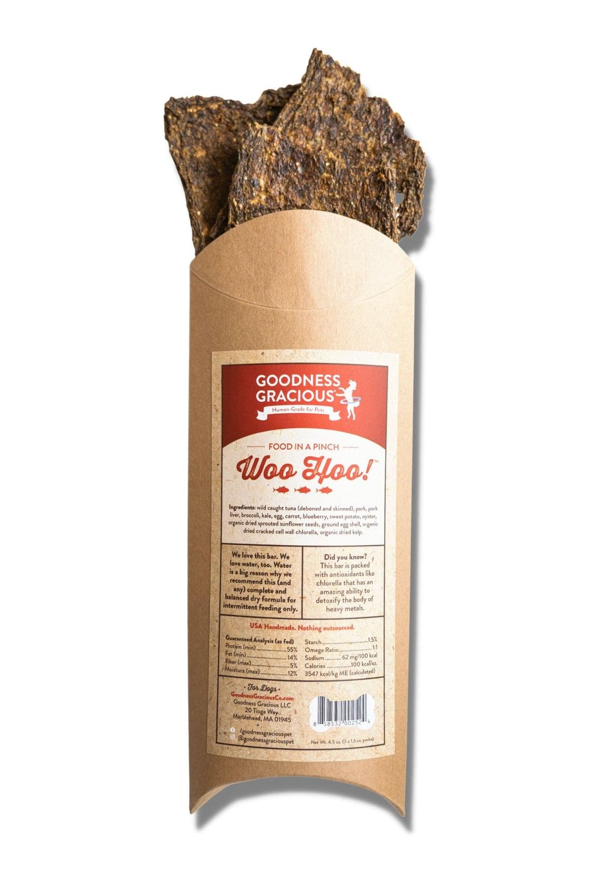 Goodness Gracious Woo Hoo! Food in a Pinch for Dogs, 4.5-oz