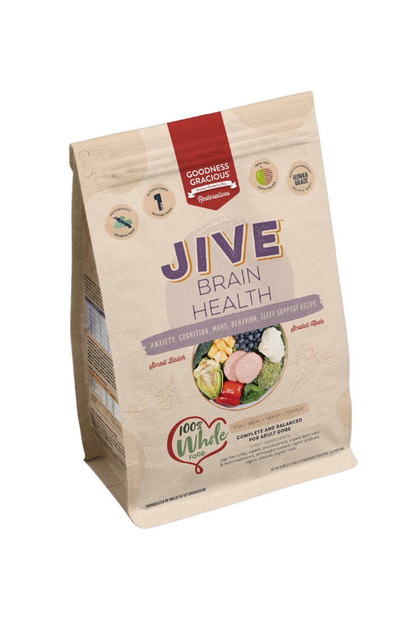Goodness Gracious Jive Brain Health Gently Cooked Frozen Dog Food