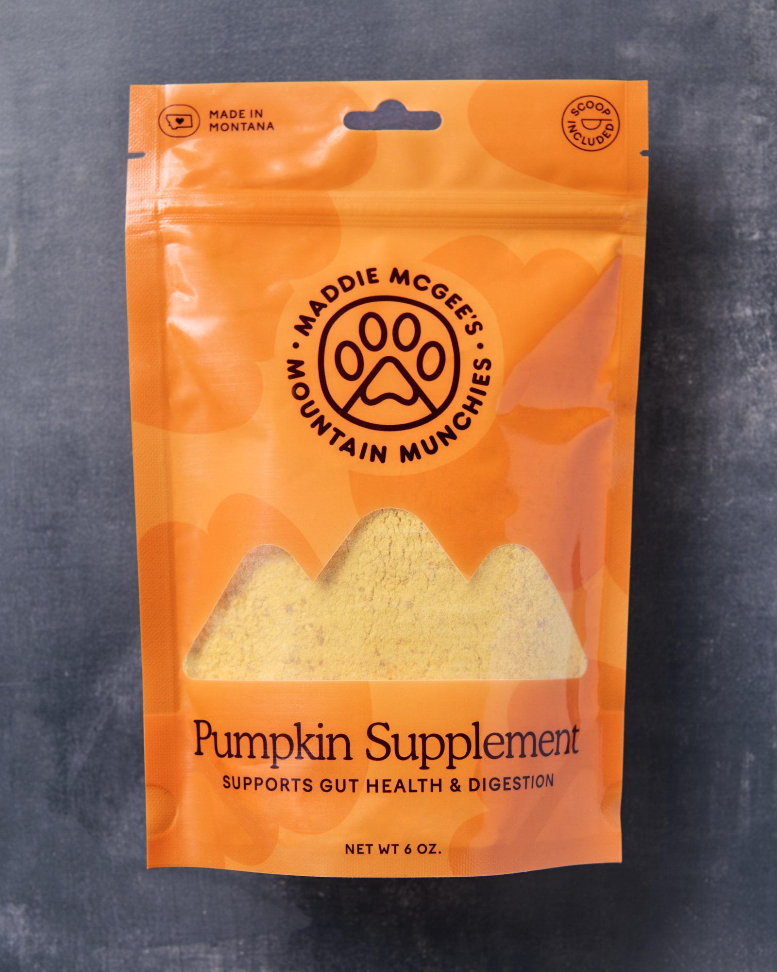 Maddie McGee's Mountain Munchies Organic Pumpkin Digestive Dog & Cat Supplement