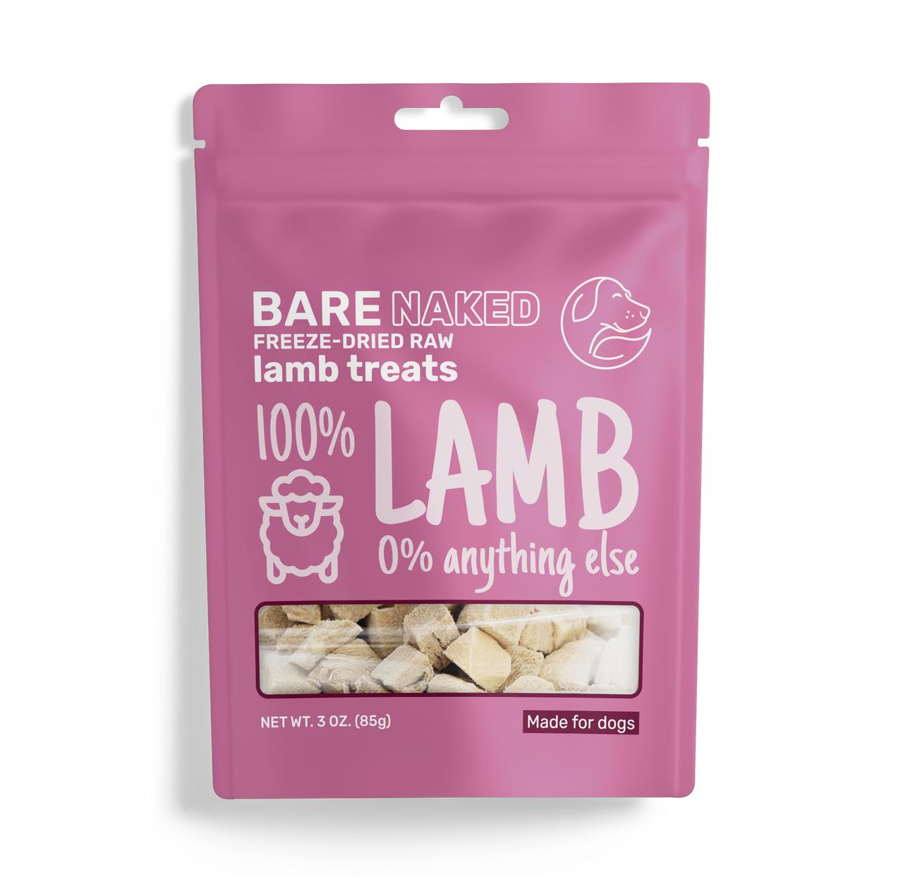 Bare Naked Lamb Freeze-Dried Dog Treats