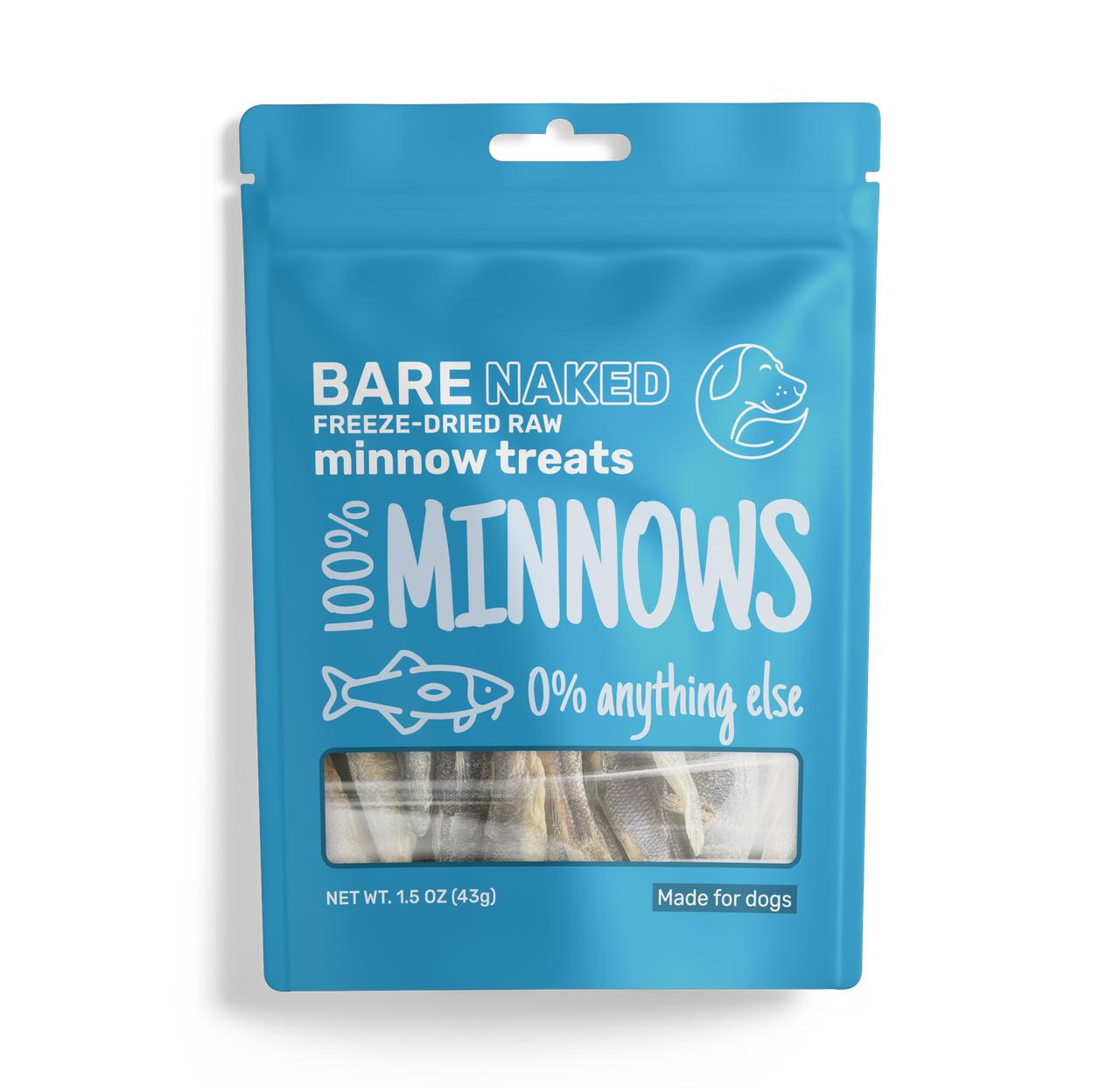 Bare Naked Minnow Freeze-Dried Dog Treats
