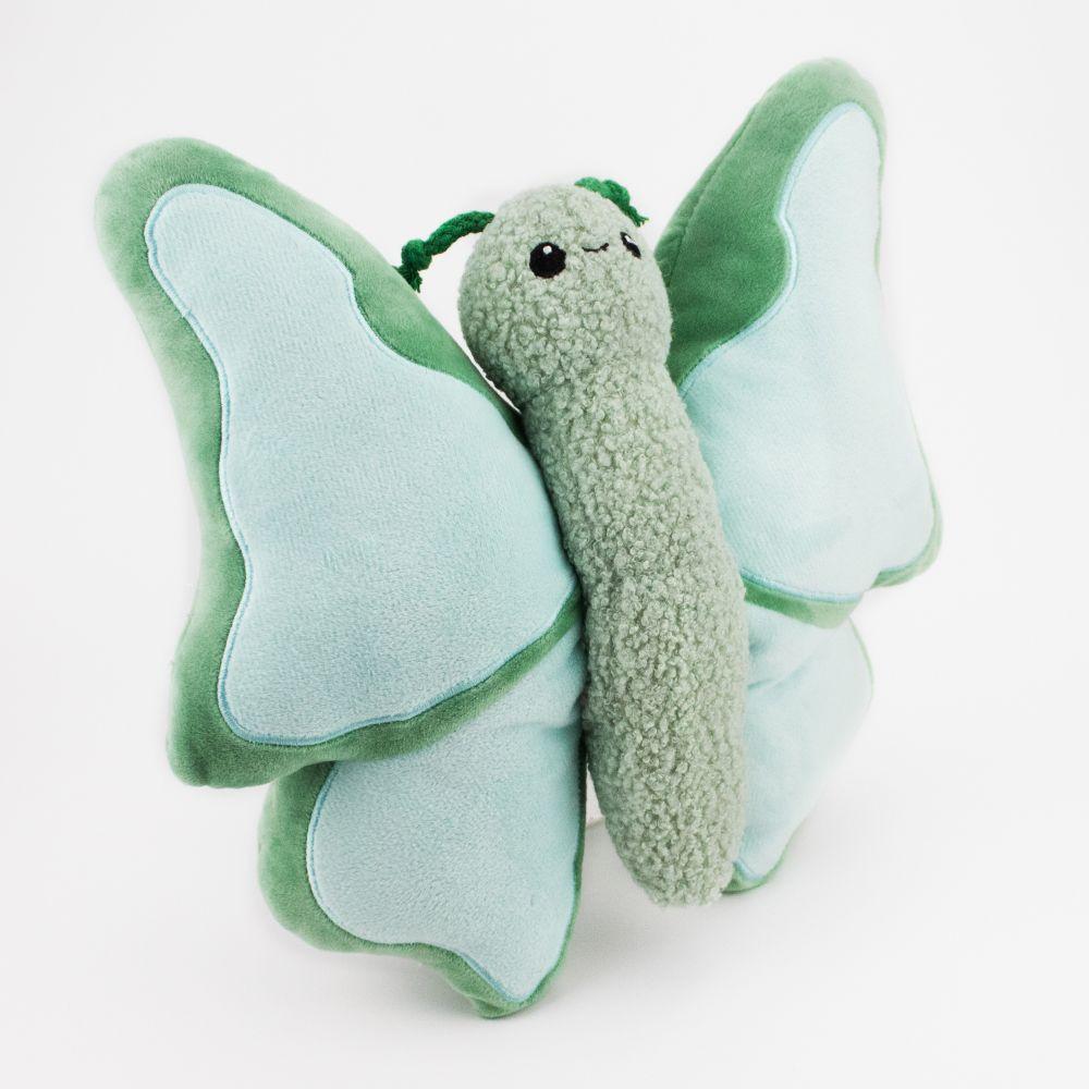 Giftable World Honeyflutter Dog Toy, Teal, 10-in