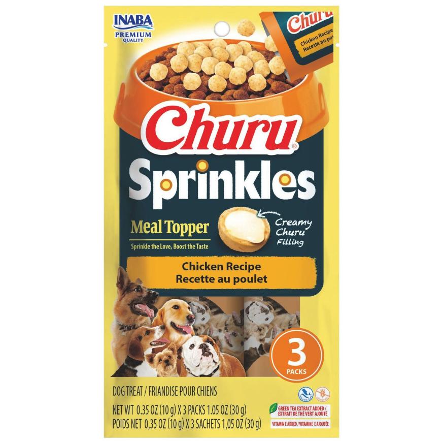 Inaba Churu Sprinkles Chicken Grain-Free Dog Treats, 1-pk