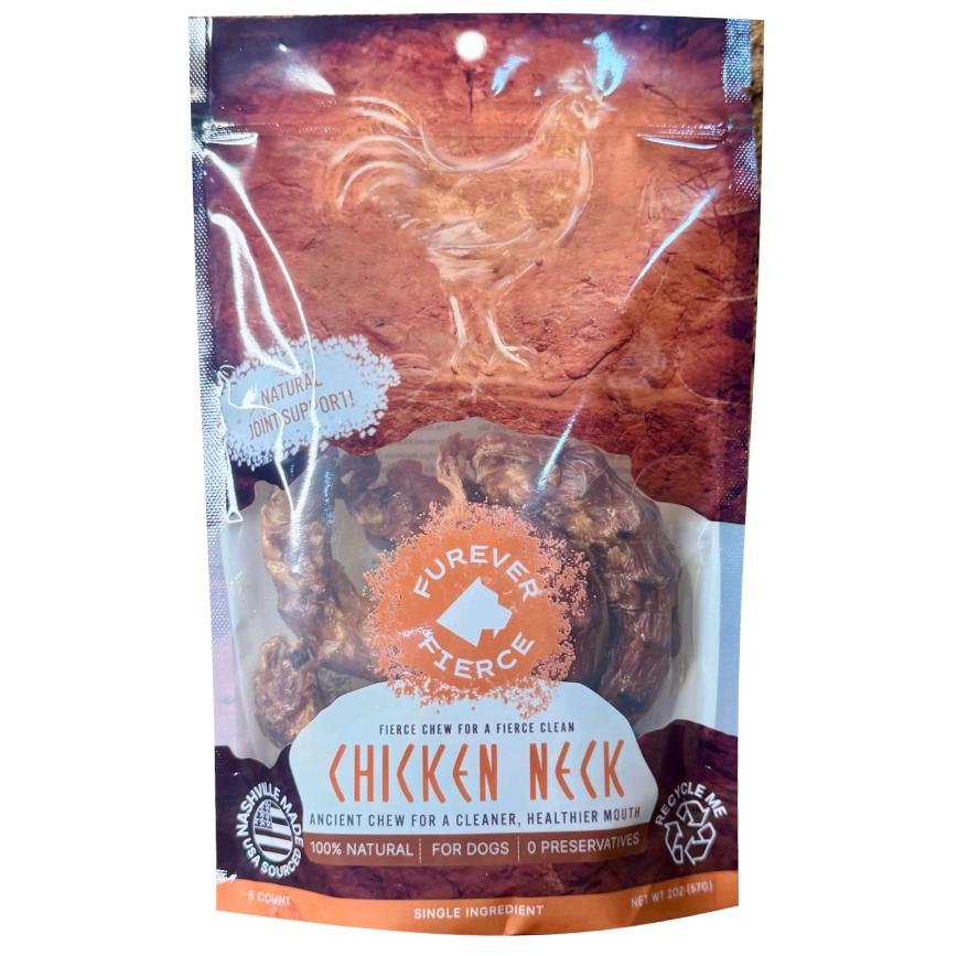 Furever Fierce Chicken Neck Dog Treats