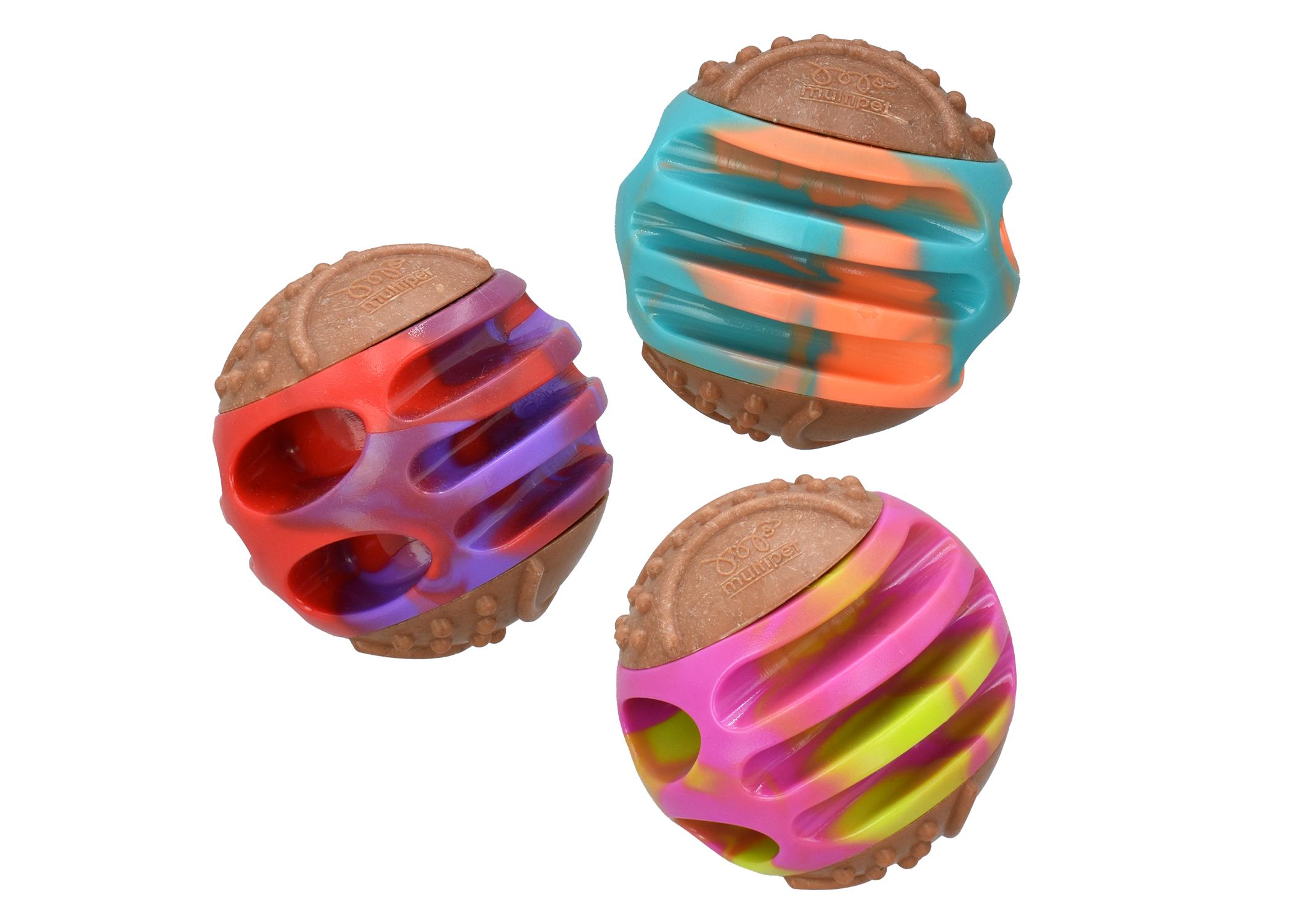Multipet Giggle Chew Ball Dog Toy