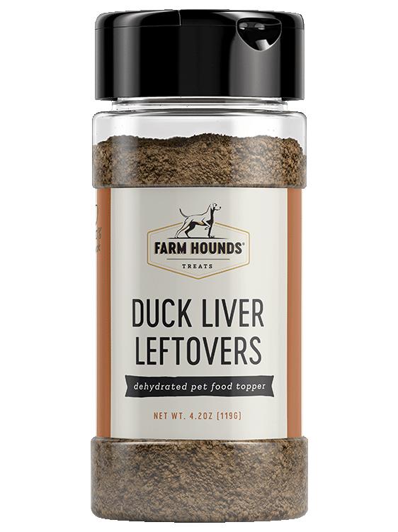 Farm Hounds Leftovers Sprinkles Duck Liver Pet Food Topper