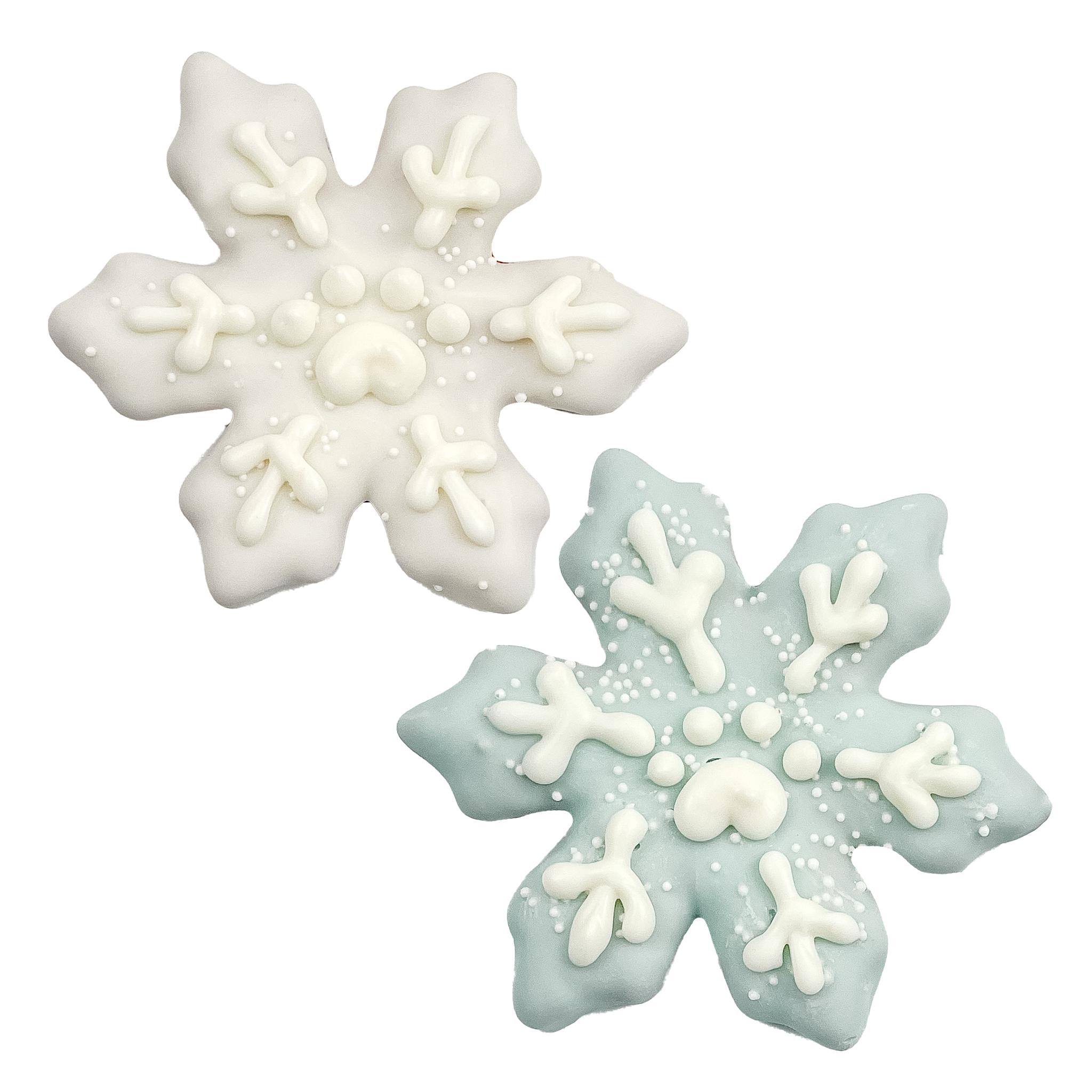 Bosco & Roxy's Winter Flake It Til You Make It Dog Treats, 4-in