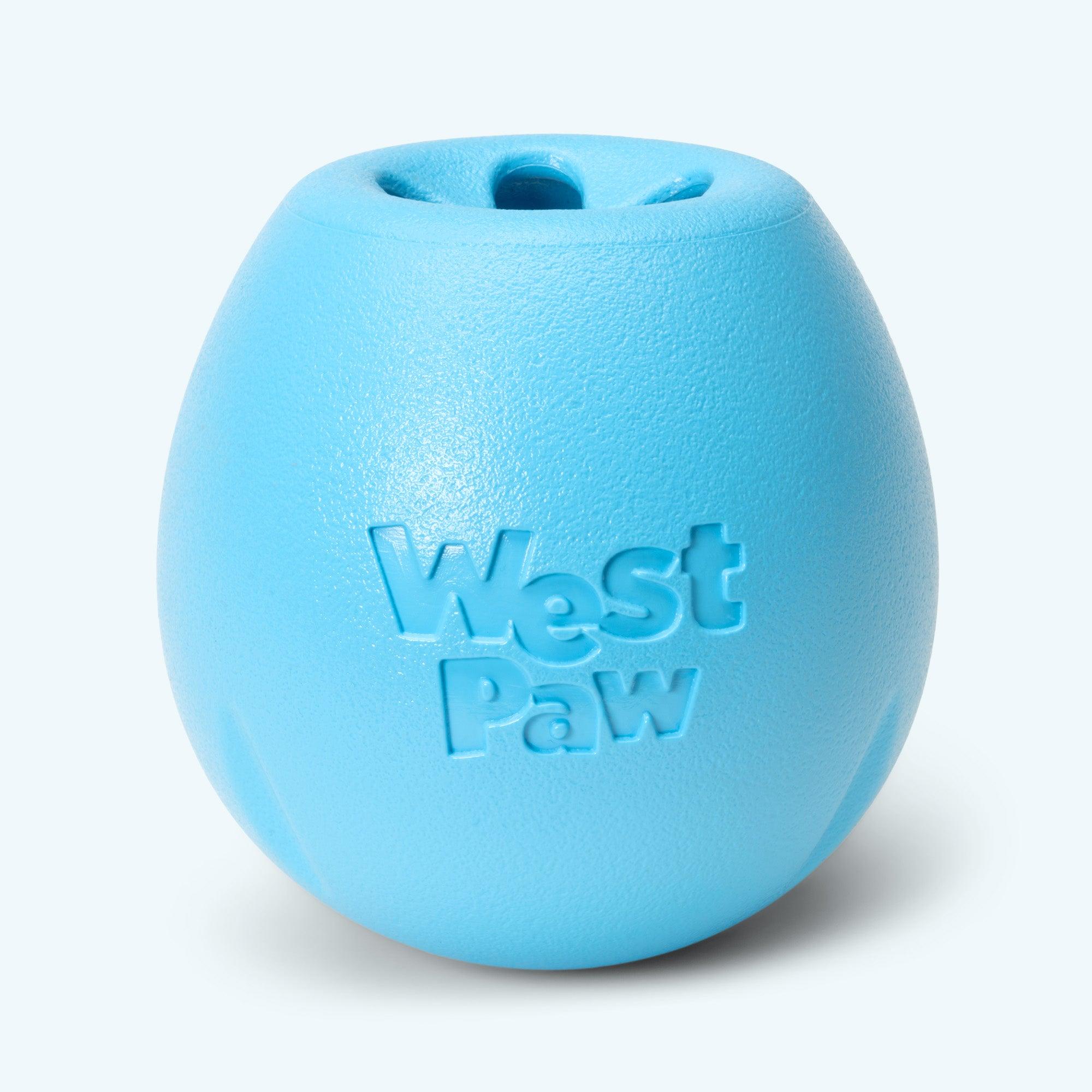 West Paw Zogoflex Rumbl Dog Toy, Aqua, Large