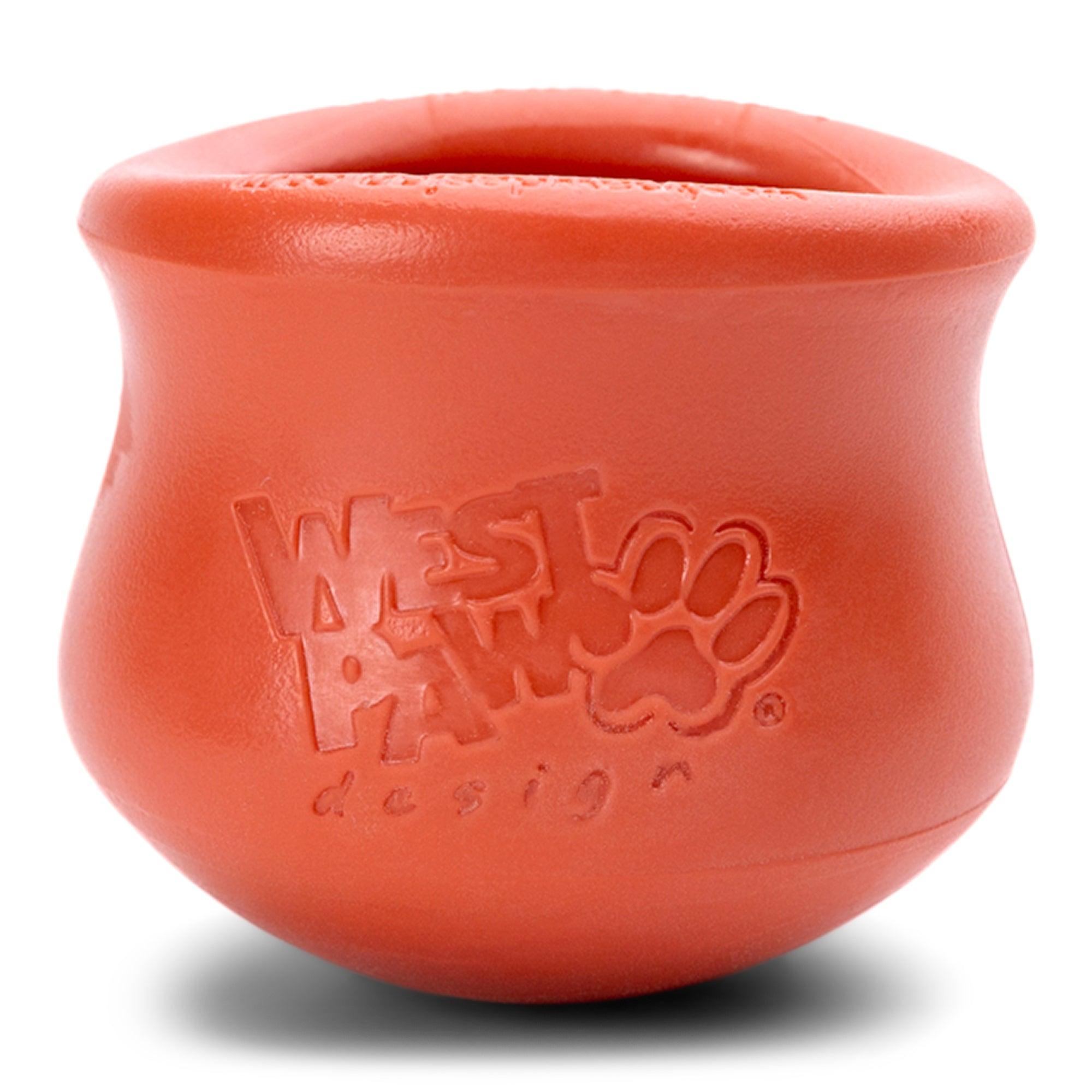 West Paw Zogoflex Toppl Dog Toy, Cardinal, Small