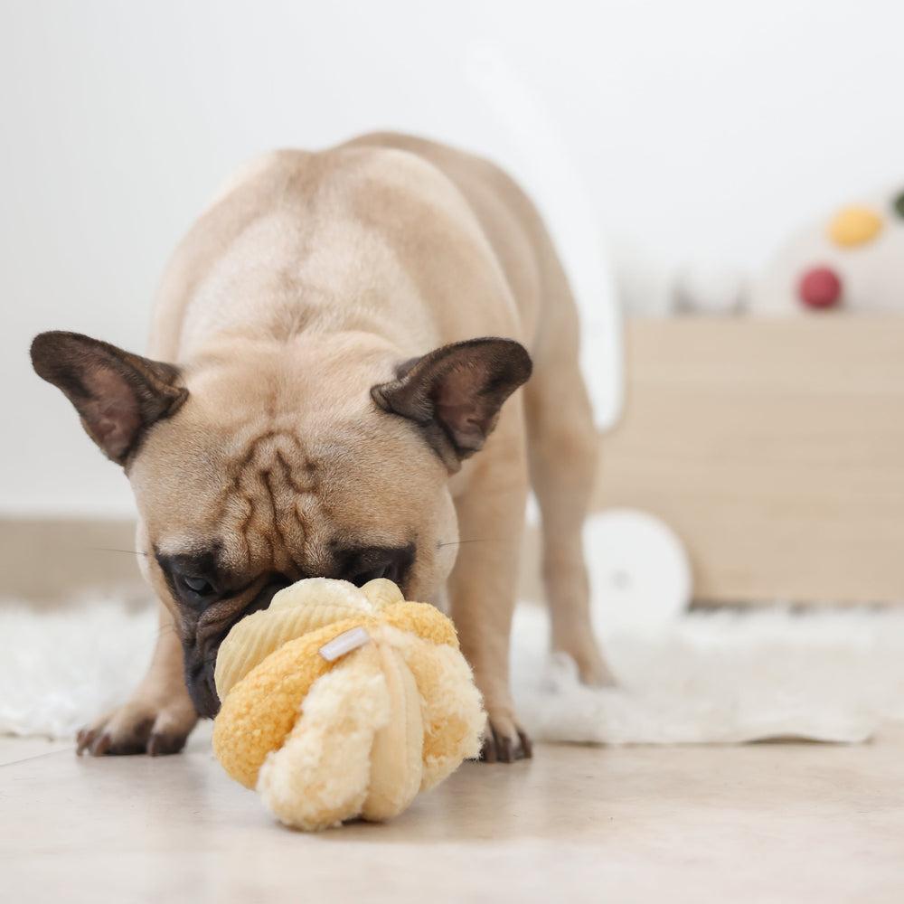 Lambwolf Toto Silent Snuffle Ball Dog Toy, Cornfield