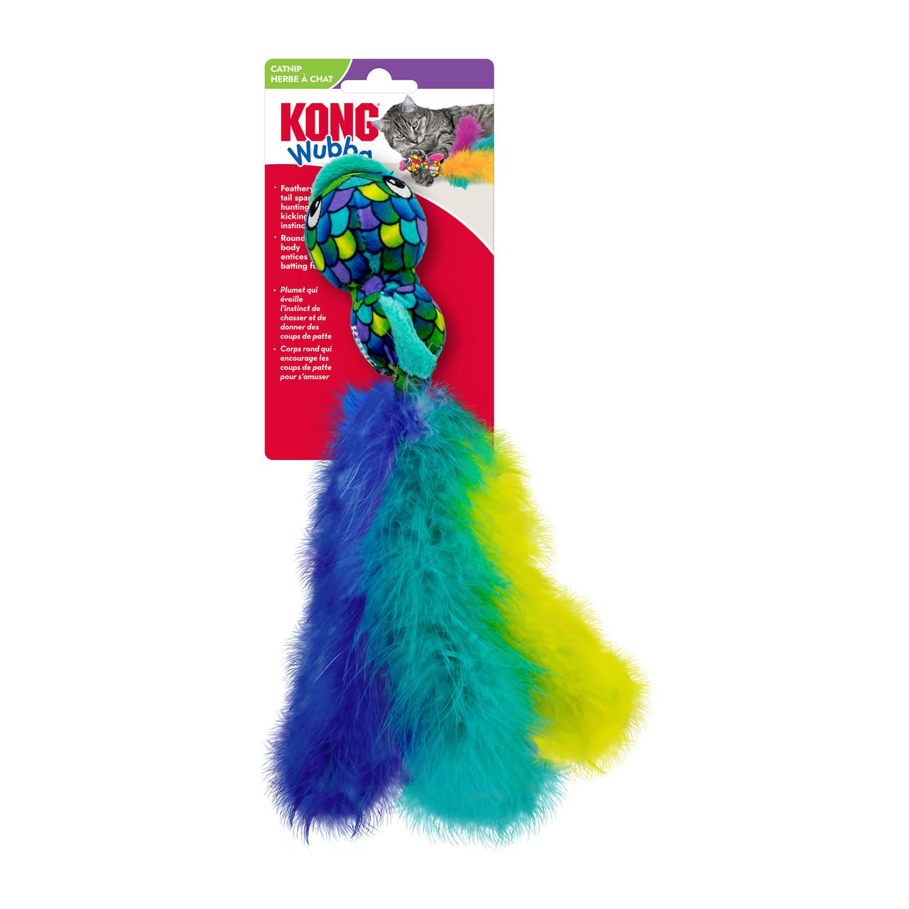 KONG Wubba Fish Cat Toy, Assorted