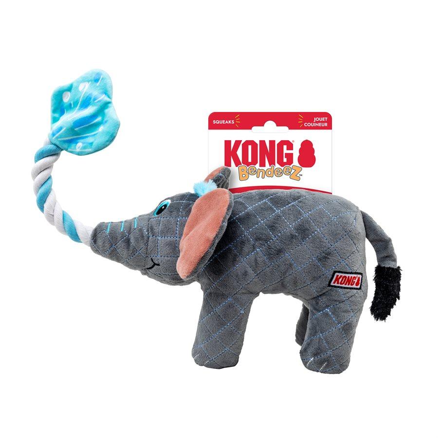 KONG Bendeez Elephant Dog Toy, Large