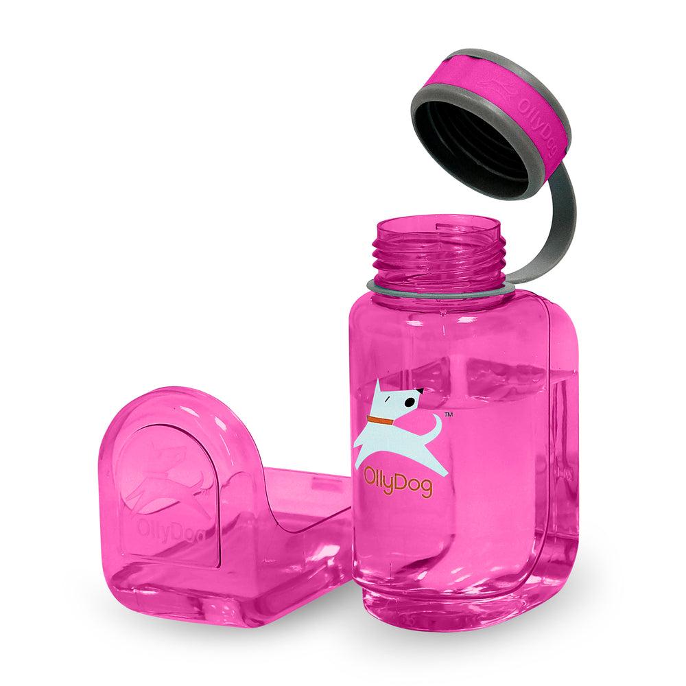 OllyDog OllyBottle Dog Water Bottle, Hot Pink