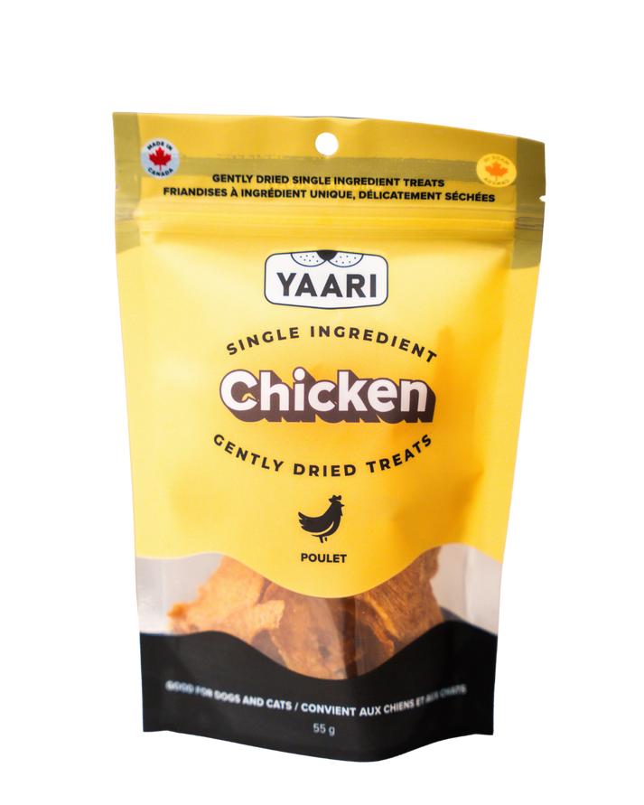 Yaari Single Ingredient Chicken Gently Dried Dog Treats, 55-gram