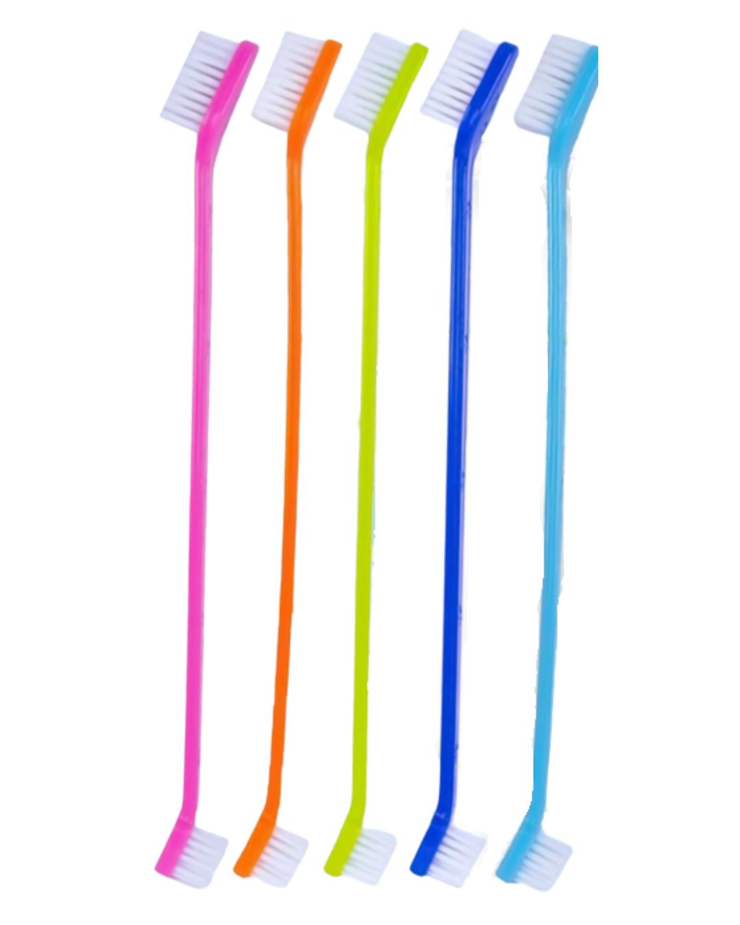 Urban Tails Dual-Ended Toothbrush for Pets, Assorted Colors