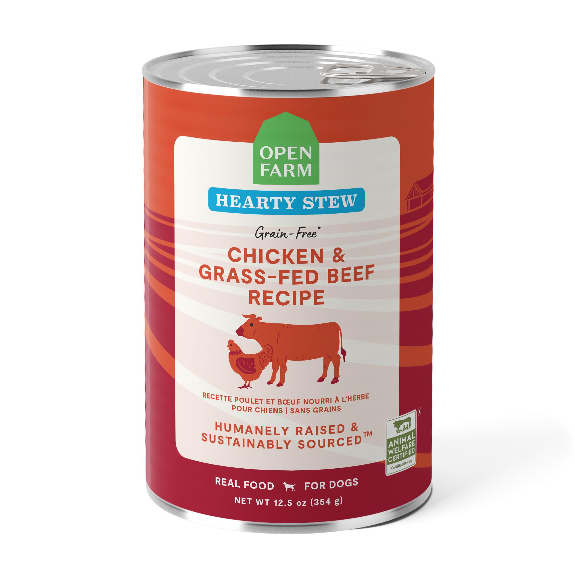 Open Farm Hearty Stew Chicken & Grass-Fed Beef Grain-Free Wet Dog