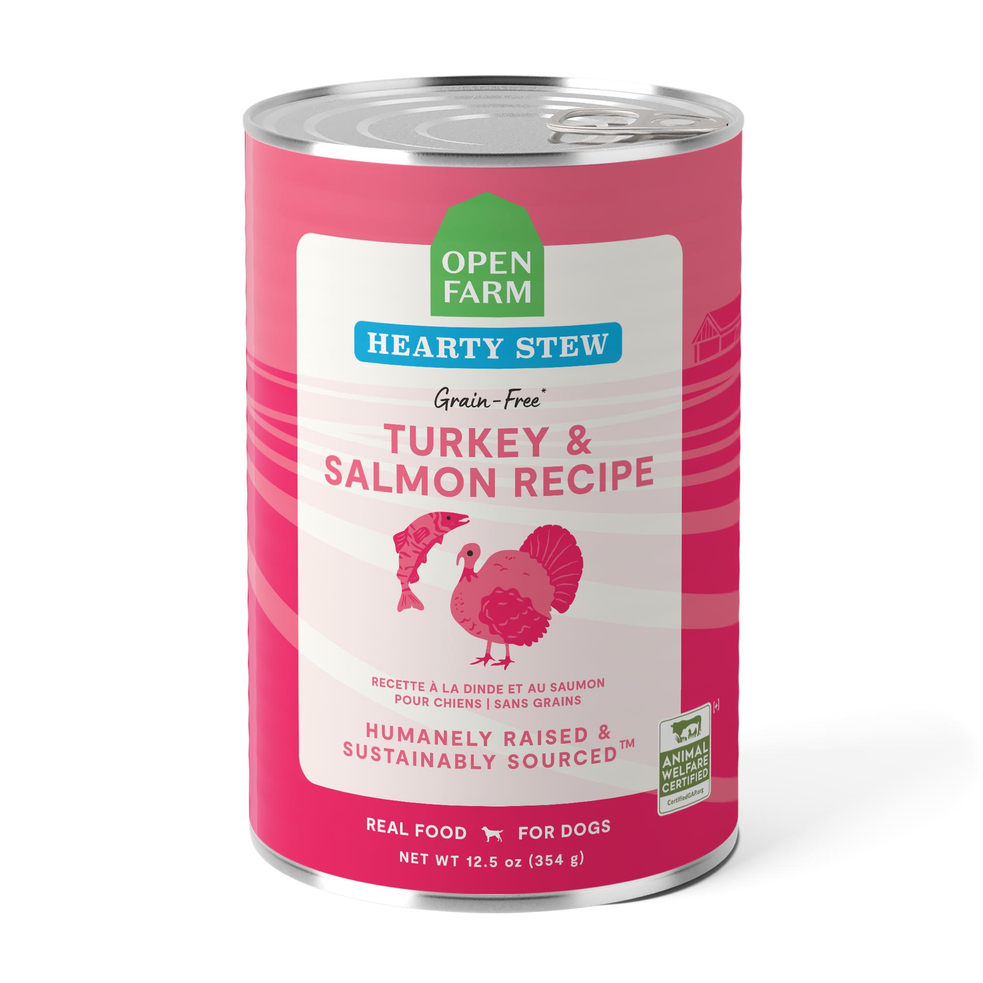 Open Farm Hearty Stew Turkey & Salmon Grain-Free Wet Dog Food Can