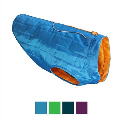 Kurgo Loft Reversible Dog Coat, Blue, Small