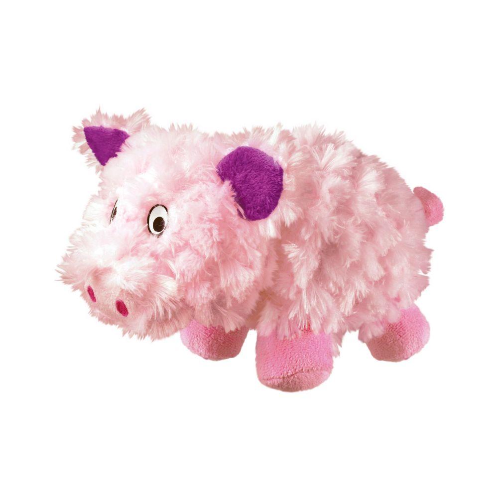 KONG Cruncheez Barnyard Pig Dog Toy
