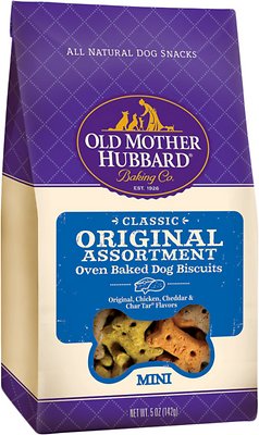 Old Mother Hubbard Classic Original Mix Dog Treats, Mini, 5-oz