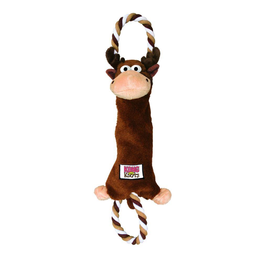 KONG Tuggerknots Moose Dog Toy, Medium/Large