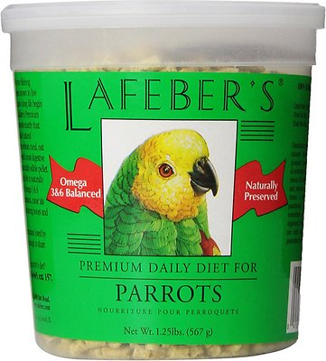 Lafeber Premium Daily Diet Parrot Bird Food, 1.25-lb tub