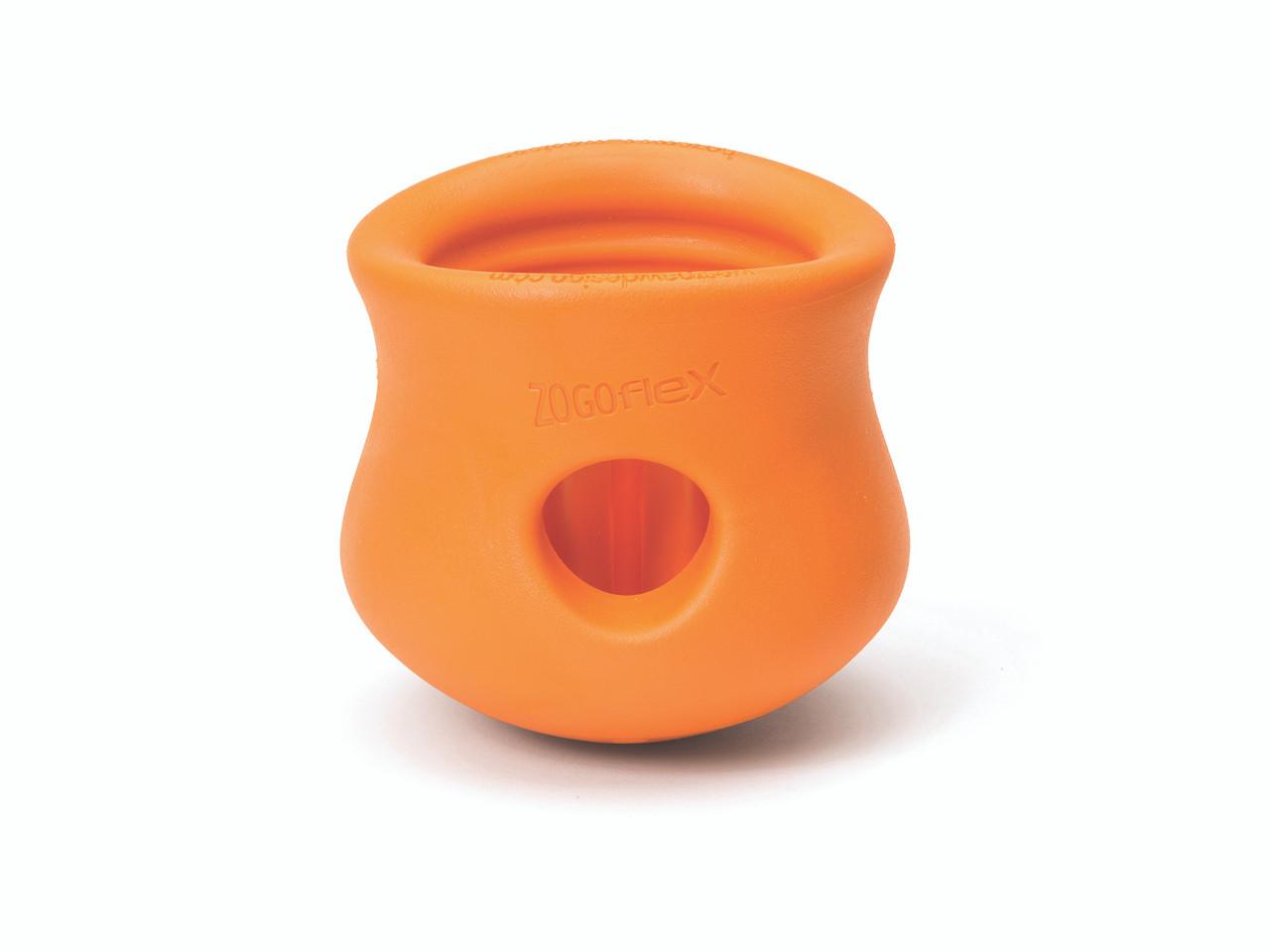 West Paw Zogoflex Toppl Dog Toy, Tangerine