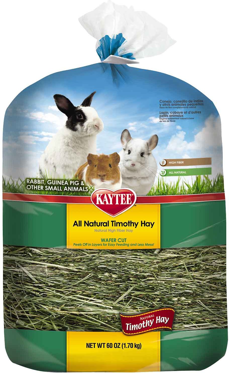 Kaytee Timothy Hay Wafer-Cut Small Animal Food