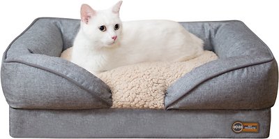 K&H Pillow-Top Orthopedic Lounger Dog & Cat Bed, Small, Gray