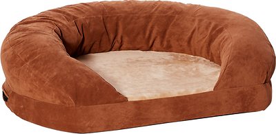 K&H Ortho Bolster Sleeper Pet Bed, Brown, Medium