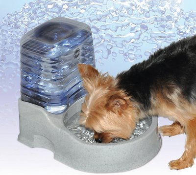 K&H CleanFlow Filtered Water Bowl with Reservoir for Dogs, Small