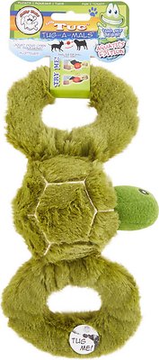 Jolly Pets Tug-a-Mals Turtle Dog Toy, Small