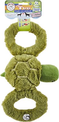 Jolly Pets Tug-a-Mals Turtle Dog Toy, X-Large