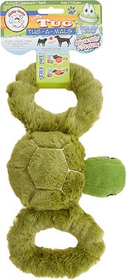 Jolly Pets Tug-a-Mals Turtle Dog Toy, Medium