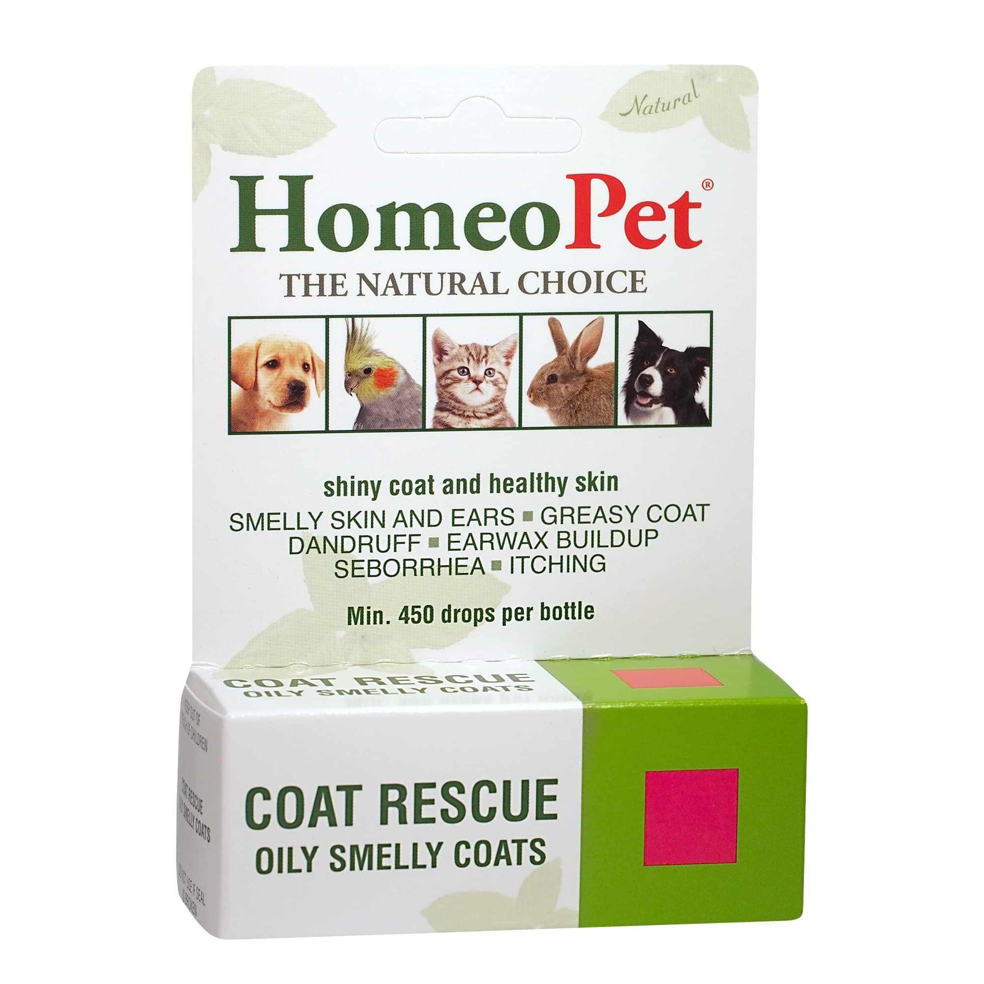 HomeoPet Coat Rescue Pet Supplement, 450-drops
