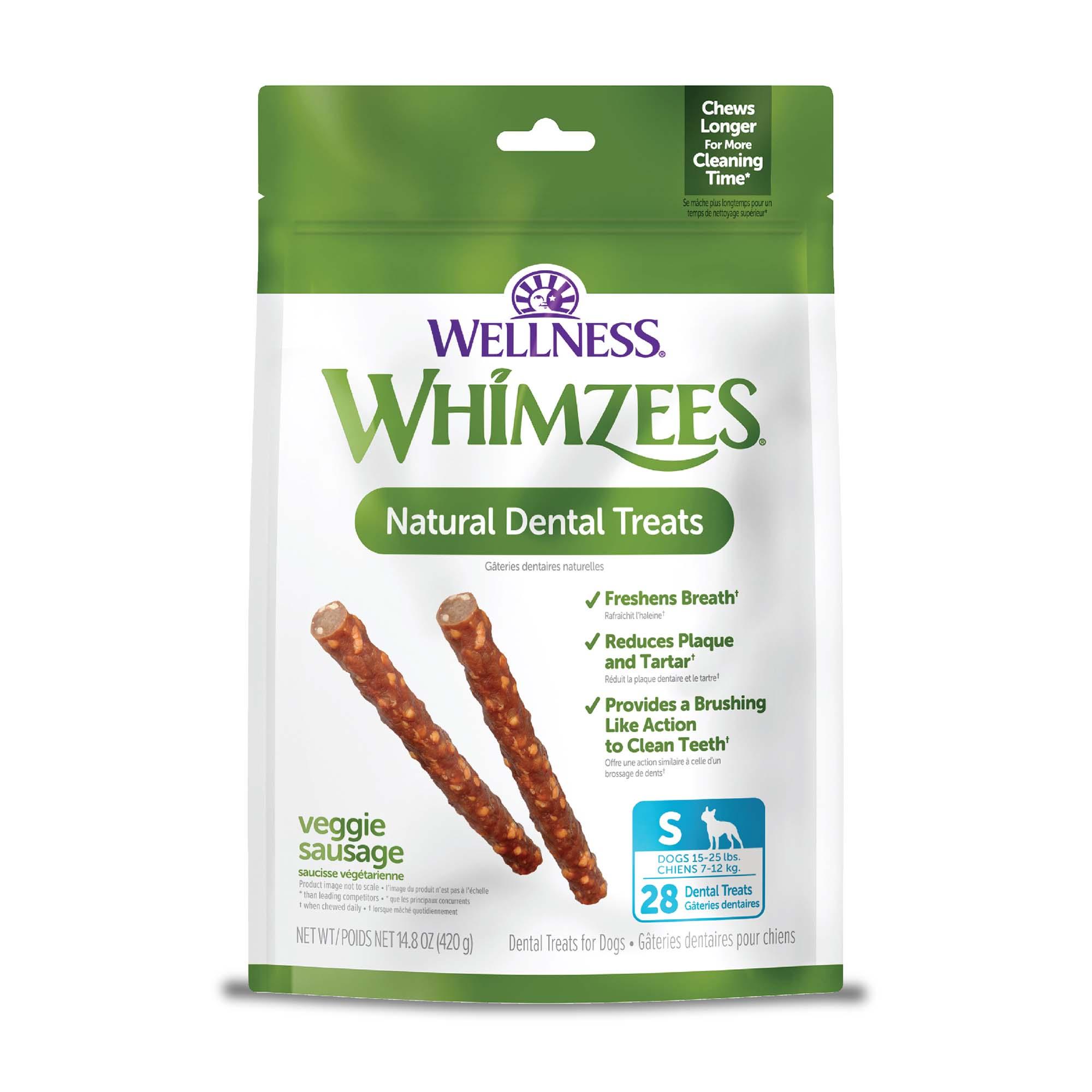 WHIMZEES Veggie Sausage Natural Dental Dog Treats
