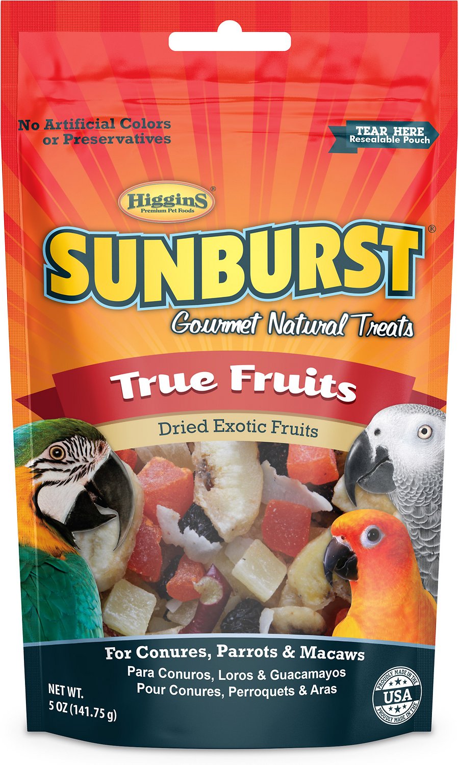 Higgins 32253 sunburst treats True fruits 5oz